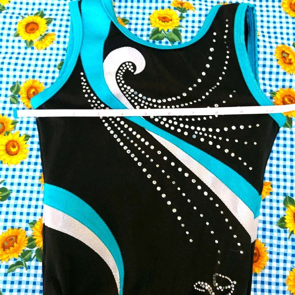 Girls Swimsuit with Rhinestones Large